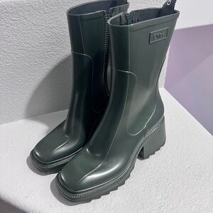 Chloe Women's Dark Green Rain Boots